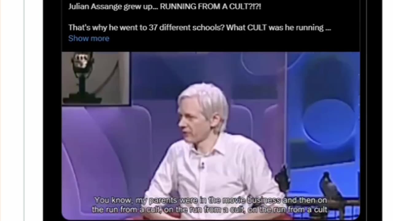 Well this is a new one | 👀 (On the run from the occult)-Assange