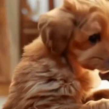 a cute little dog playing piano