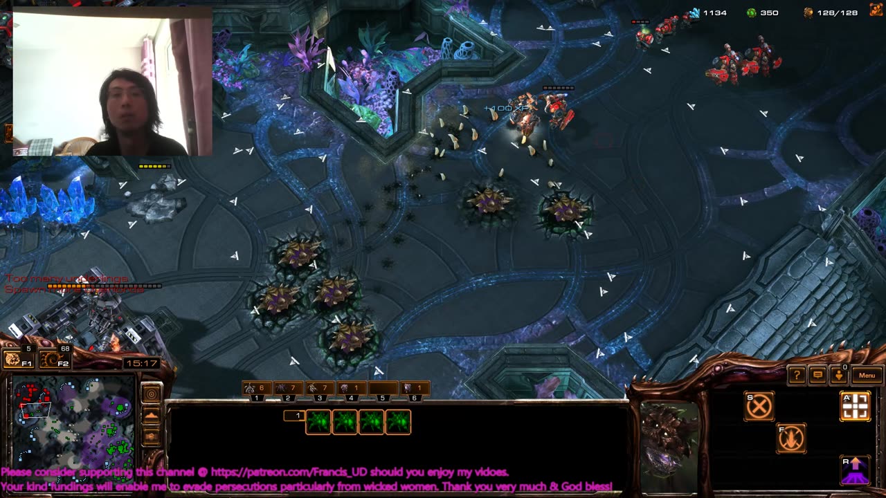 starcraft2 zvt on oceanborn did okay defending marines all-in in this game I guess