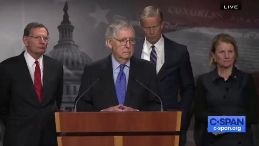 Mitch McConnell Says He Is "Not Going Anywhere"