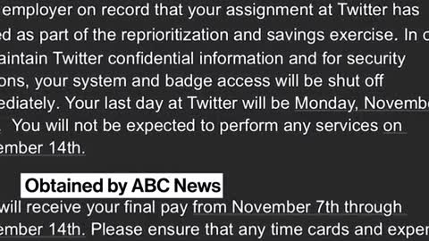 EMPLOYEES WERETOLD TO LOOK FOREMAILS THAT THEY'DBEEN LAID OFF.