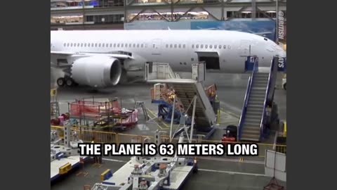 Huge plane Boing 787 making process