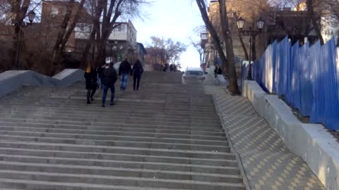BMW Climbs Stairs