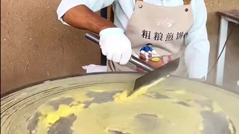 Hard work man making delicious food