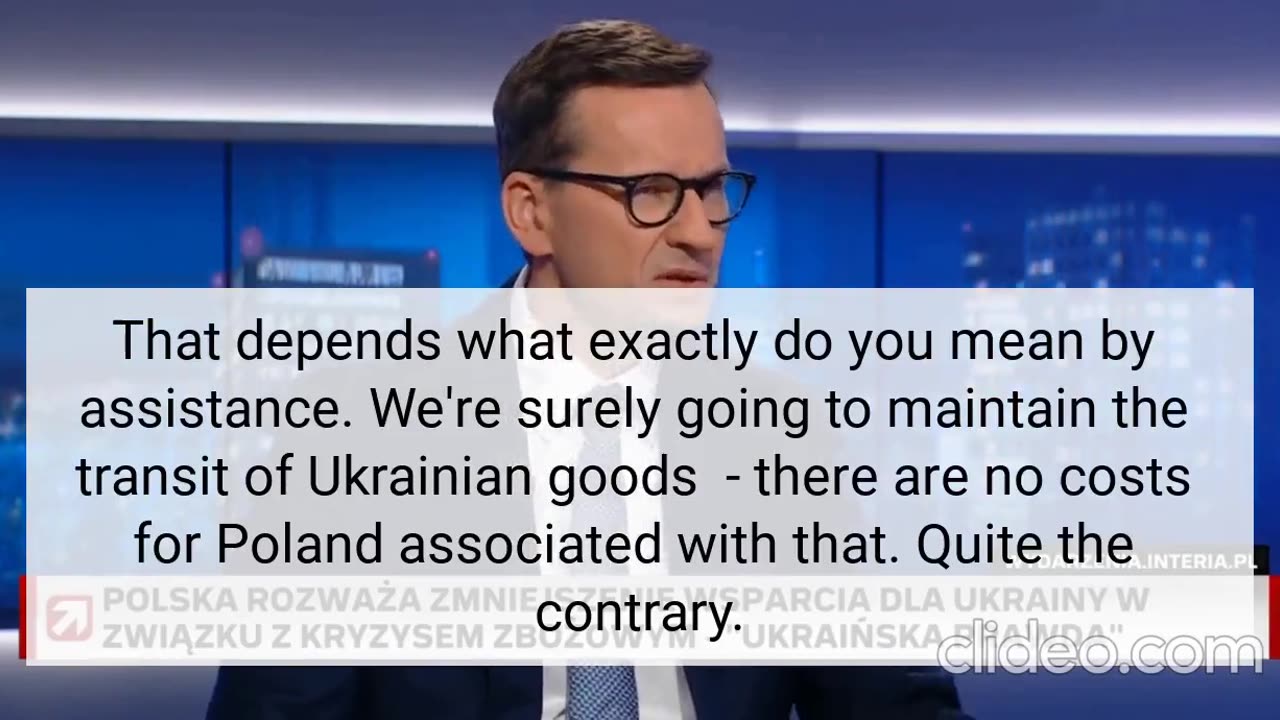 Poland's PM Confirms End of Weapons Transfers to Ukraine