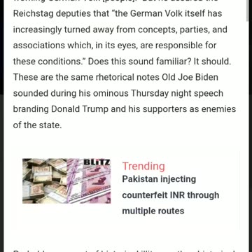 Joe biden compare to adolf hitler in speeches incredible 3/22/23