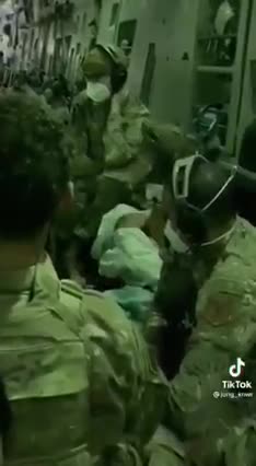 Apparent baby rescued from the dumbs