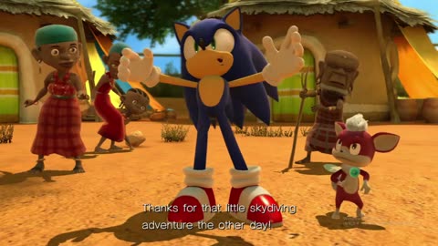 Lets Play Sonic Unleashed Xbox360/PS3 Part 13 (Mr. Fatty's Positivity VS Pizzas coming to his House)