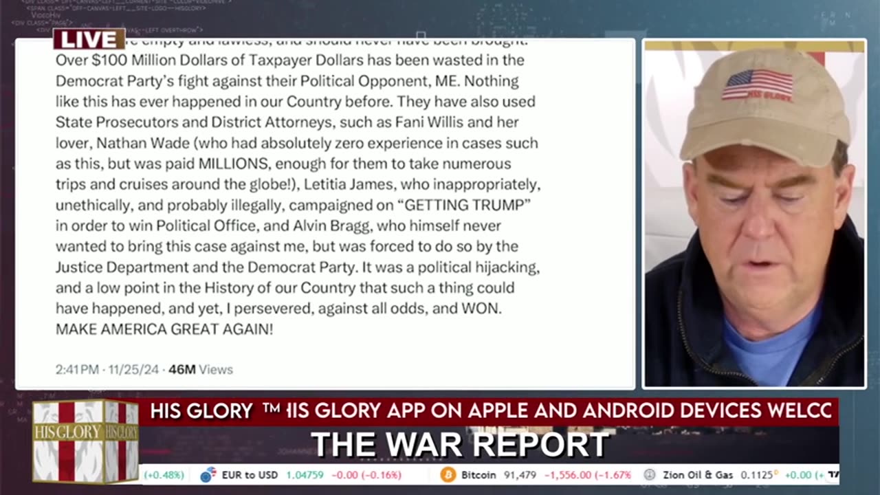 His Glory - The War Report Episode 201 11-26-24