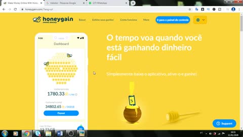 GANHE ATÉ 300$ COM O APP HONEYGAIN , HONEYGAIN COMO FUNCIONA, COMO USAR HONEYGAIN