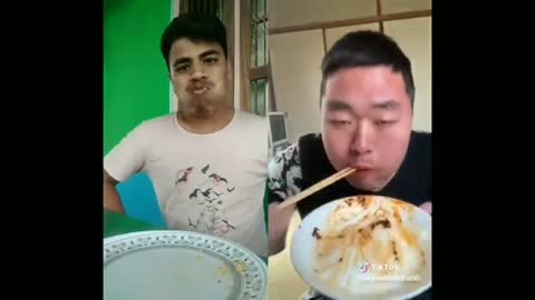 Funny Food Challange On TikTok | Who will win INDIA Vs CHINA | Be Me Stick |