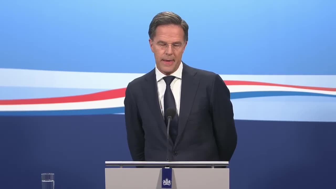 Integrale persconferentie van MP Mark Rutte na de ministerraad van 14 juli 2023.