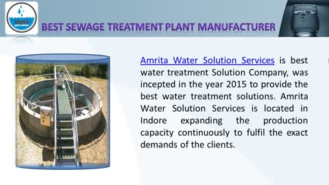 Best Sewage Treatment Plant Manufacturer in MP – AWS