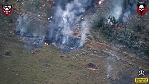 Lighting Up Russian Positions