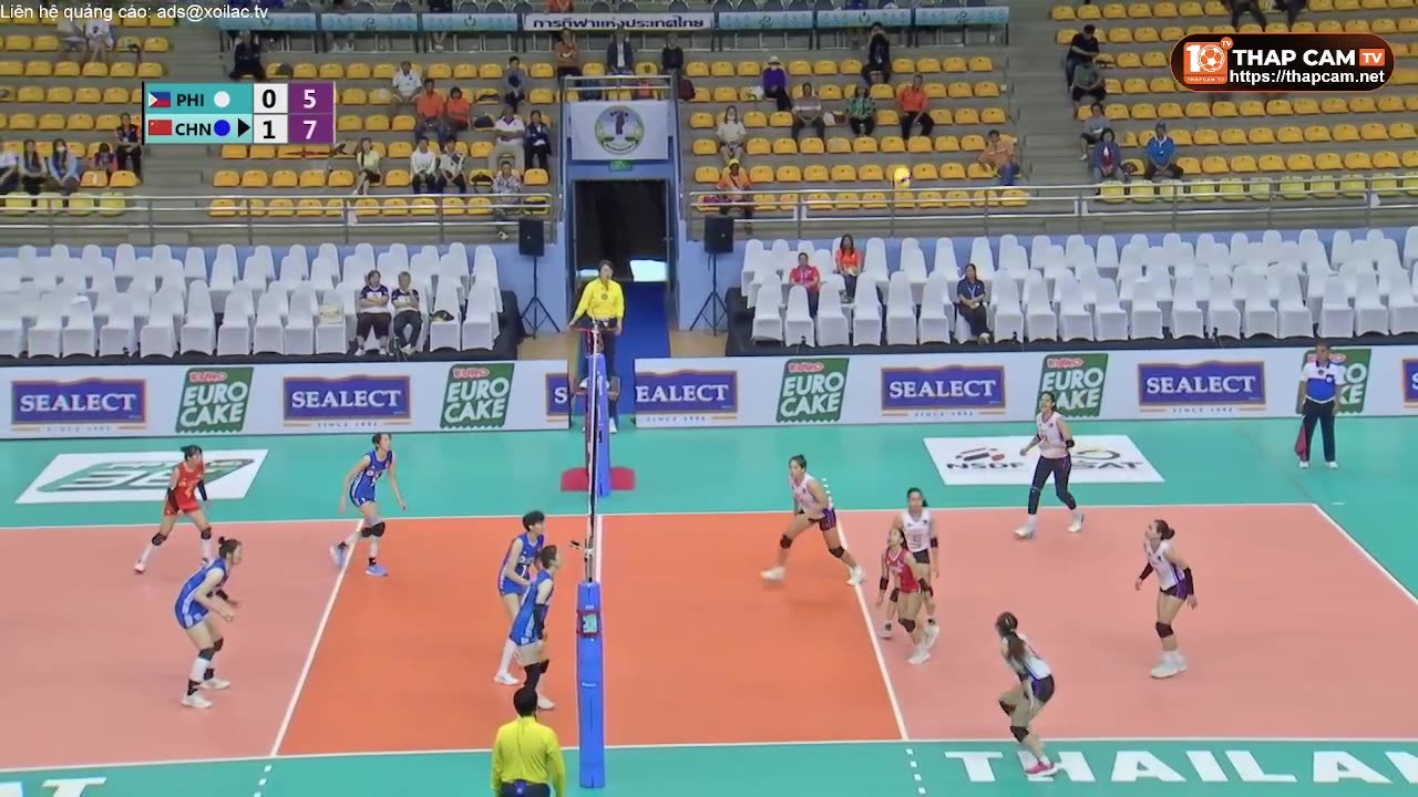 PHI vs CHN - Pool D - AVC 22nd Asian Senior Women's Volleyball Championship (Thailand) 20230831 720P