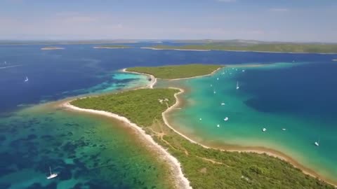 FLYING OVER CROATIA 4K UHD Peaceful Music With Scenic Relaxation Film To Relax While Waiting