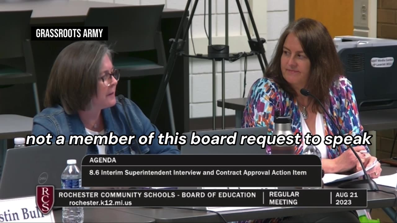 School Board Members HAMMER Lib President For Not Consulting The Board For Search of Superintendent