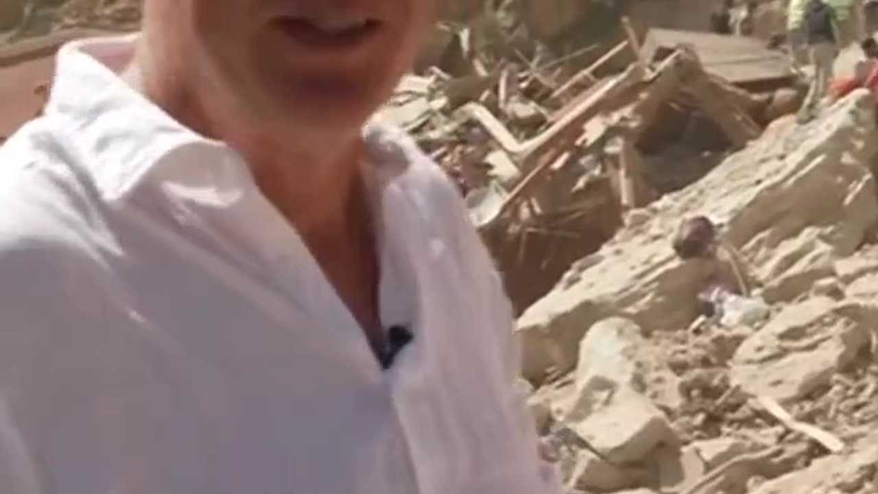 A Village in Atlas Mountains in Morocco was destroyed by the earthquake…