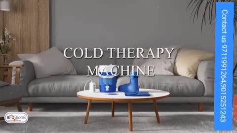 Cryo Cold Therapy Motorized for Muscle Injury and Rehabilitation