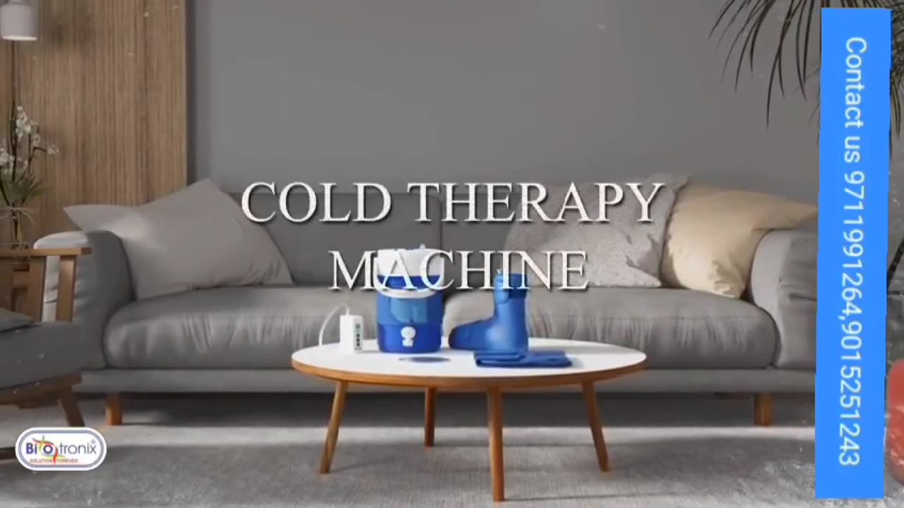 Cryo Cold Therapy Motorized for Muscle Injury and Rehabilitation