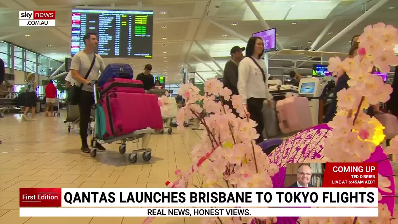 Qantas launches Brisbane to Tokyo flights