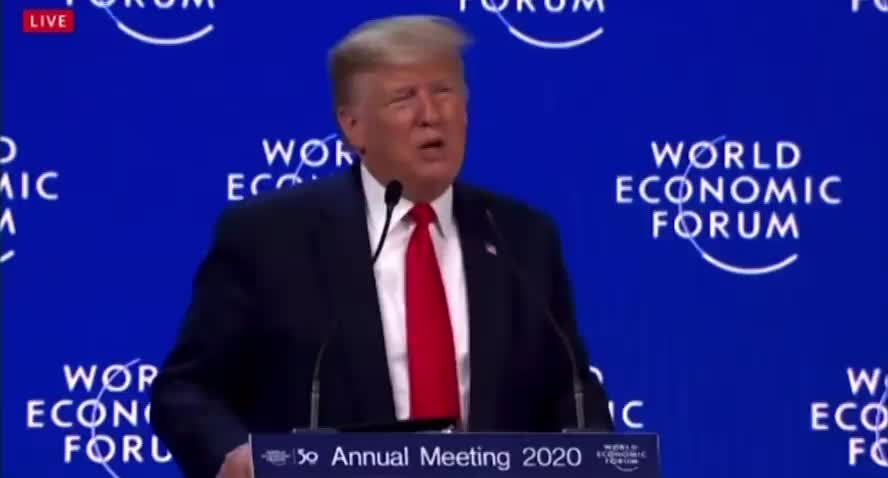 FLASHBACK: Trump Calls Out Doomsayers to Their Face at WEF