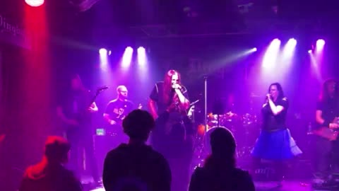 #MetalRose #SurpriseGuestSpot with #ThrashCan Singing #BurningTimes by #IcedEarth Clip 2