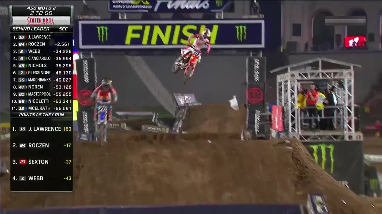 SUPERMOTOCROSS LOS ANGELES FINAL 450 MOTO 2