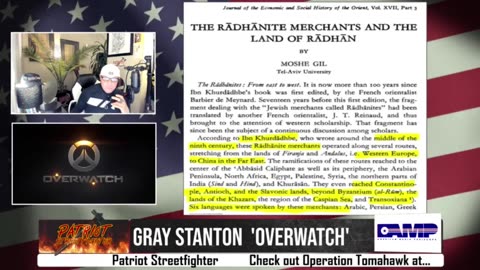 OVERWATCH: "ASSANGE, BABYLONIAN RADHANITES...