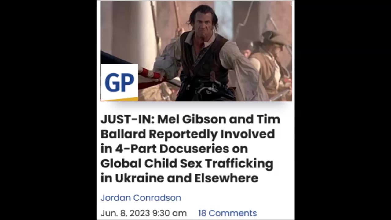 Mel Gibson Taking On the Trafficking Problem