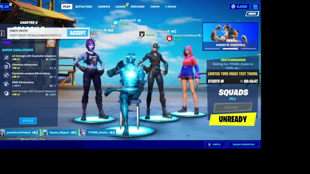 LIVE - Fortnite striimausta