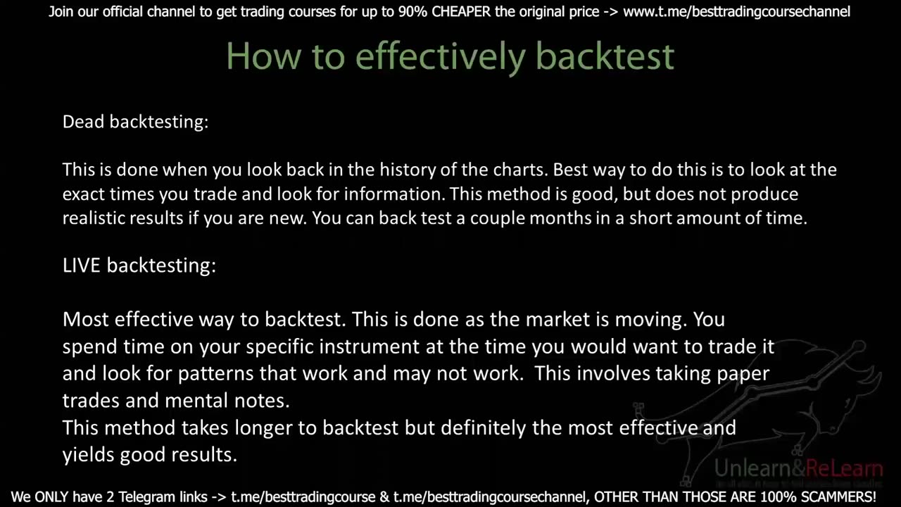 3 How to Effectively Backtest - (2.Psychology _ Trade Management)