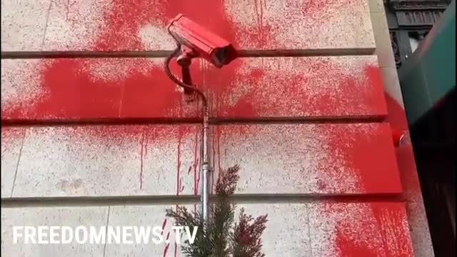 Russian embassy in New York attacked.