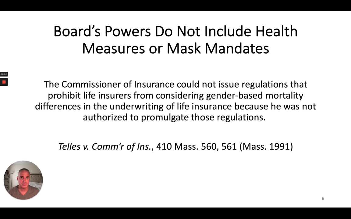 Lack of Authority for State and Municipal COVID-19 Mask Mandates