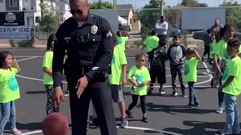 Police Officer Makes Impossible Shot in Front of Kids Camp😱😱😱😱