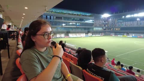 First time at a football game | Singapore Premier League match