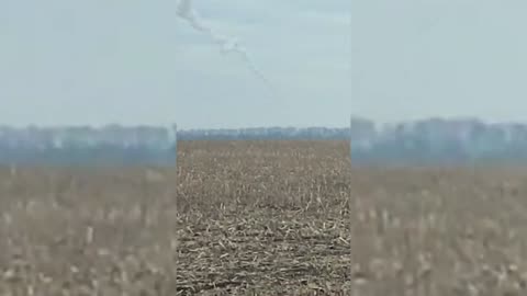 Ukrainian Mobile SAM Battery Engaging a Russian Drone