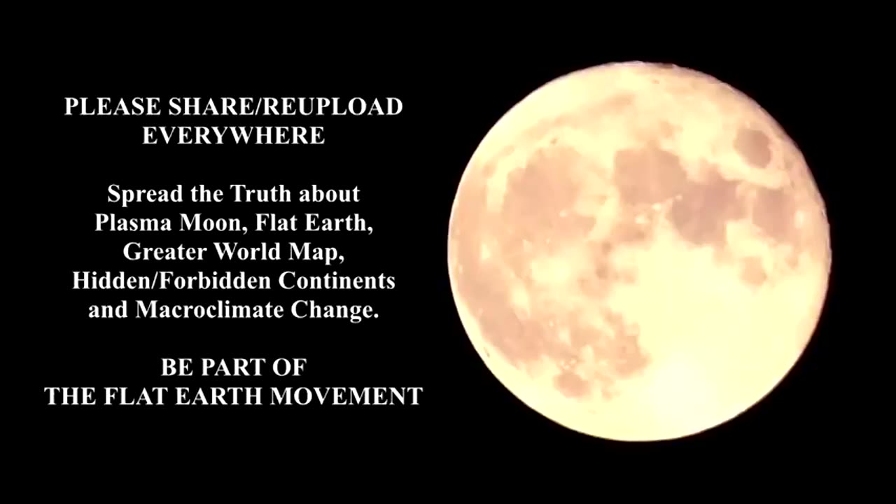 Vibes Of Cosmos & FlatEarth Nations: Plasma Moon & Greater World Map