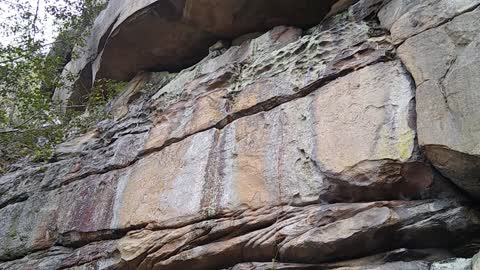 Rocks along The Cumberland Trail