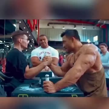 Arm wrestling 70 kg vs 140