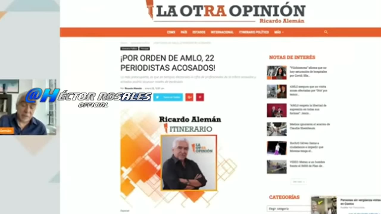 Periodistas despedidos por ordenes de AMLO, 22 acosados