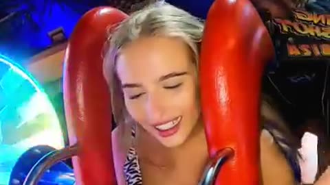 Slingshot ride girls