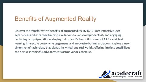 Augmented Reality Solutions