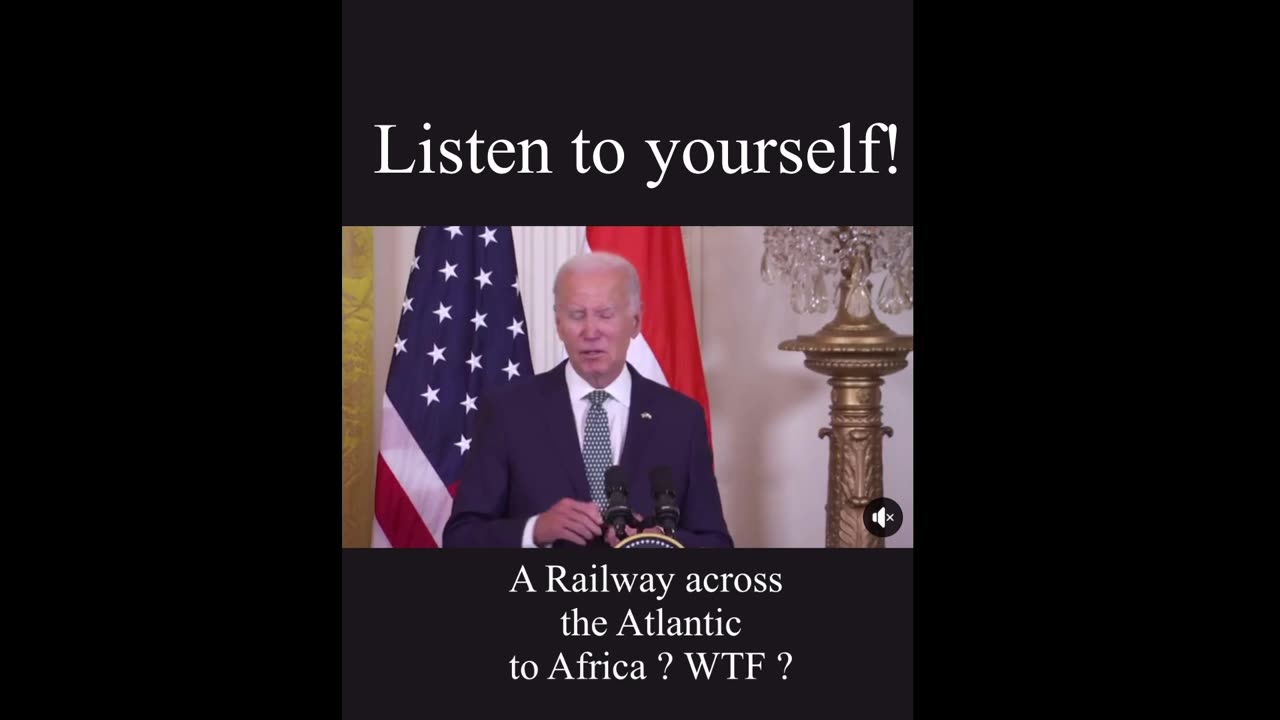 Biden wants to Build a Railroad across the Atlantic !