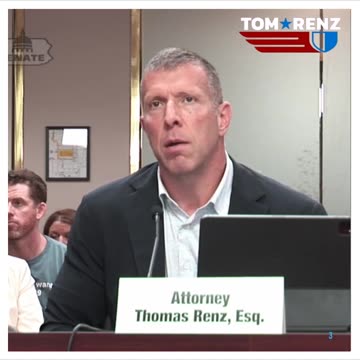 Tom Renz - Deadly Medical Protocols - Medical Freedom Panel - Pennsylvania State Senate 06/09/23