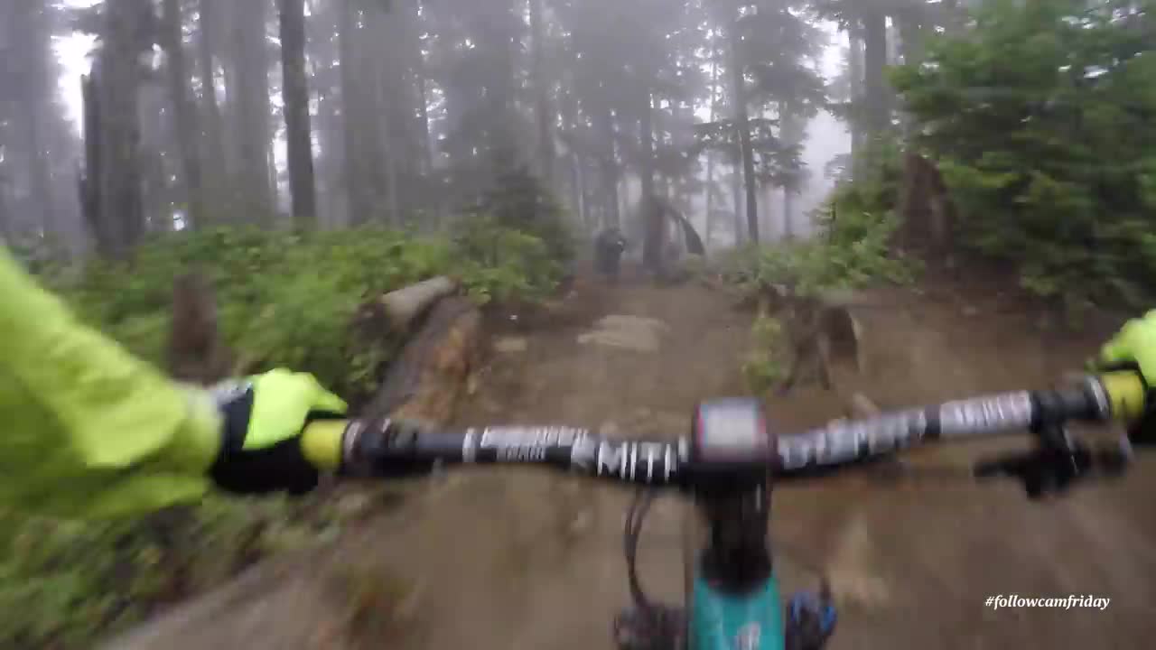 Mountain Biking the lower Whistler Bike Park