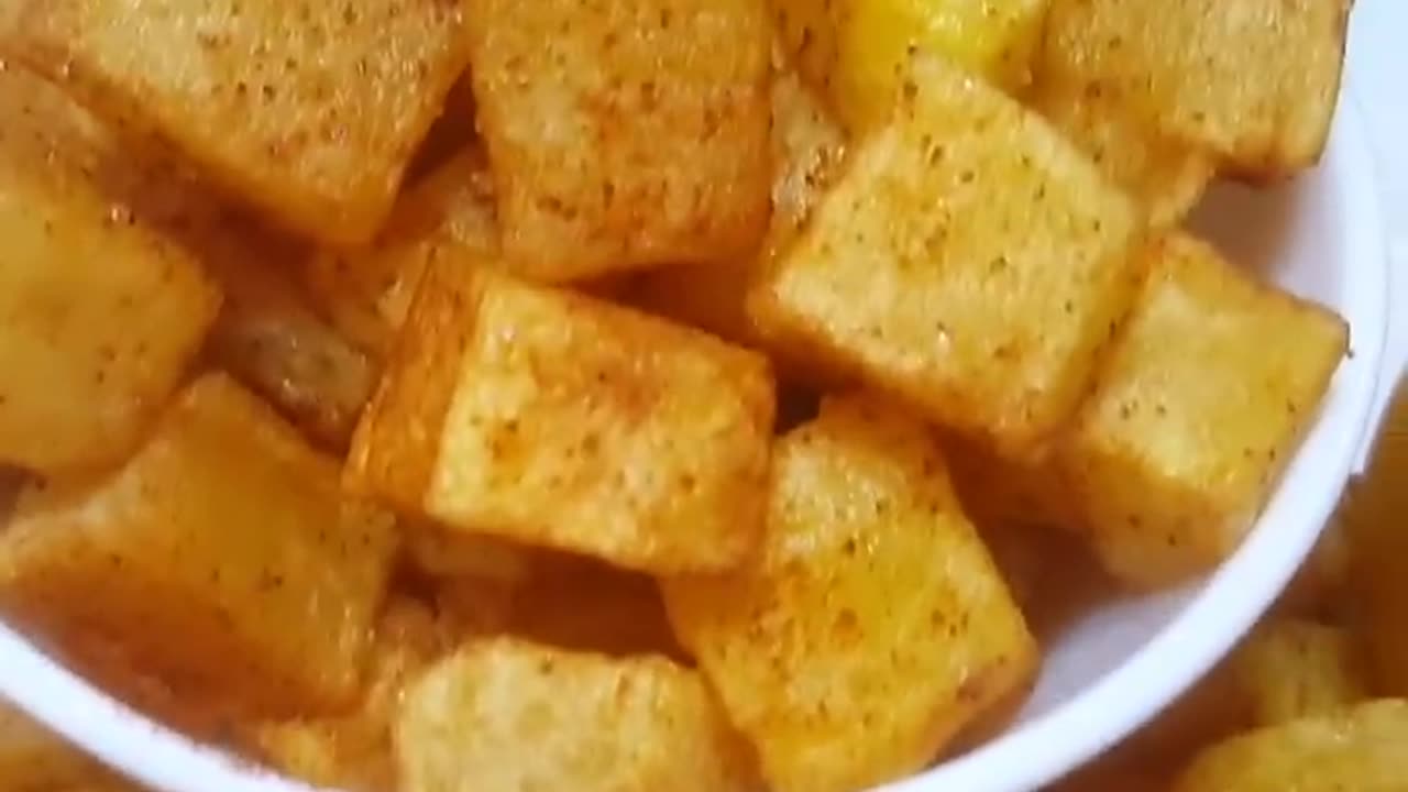 Five minutes recipe potato snacks