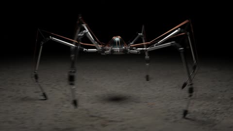 Ultra Realistic Mechanical Spider