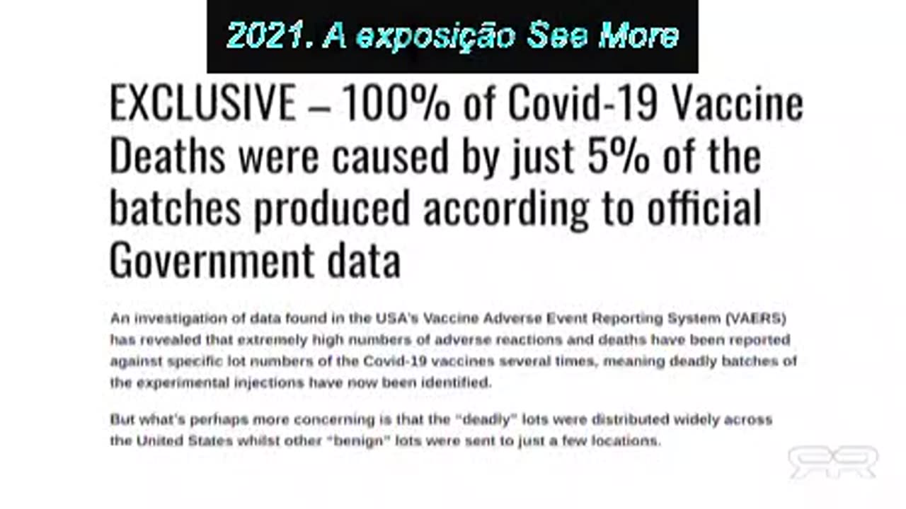 CDC Data Confirms That Majority of Fatal Covid Vaccines Were Knowingly Sent to Red States.