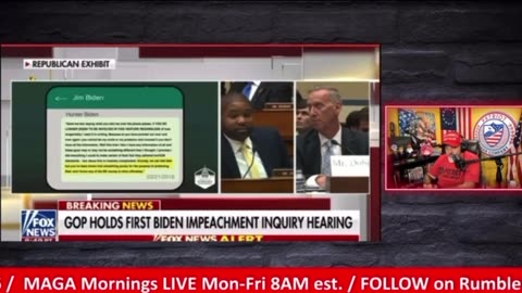 Alan shares Byron Donalds at the Biden impeachment inquiry hearing dropping receipts